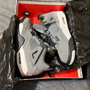 Jordan Gray High-Top Sneakers with Air Technology